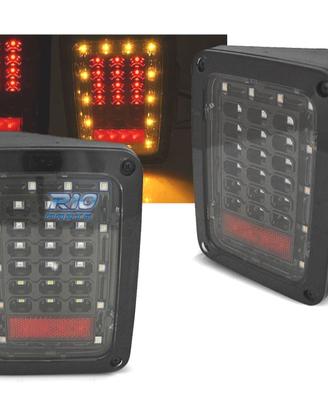 FANALI A LED JEEP WRANGLER JK 07-18 NERO