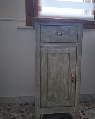 comodino da ingresso stile shabby