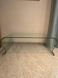 Tavolino in vetro