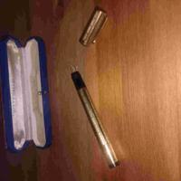 Stilografica placcata oro pennino in oro Watermann