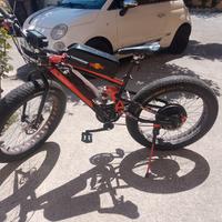 bicicletta elettrica Red bull