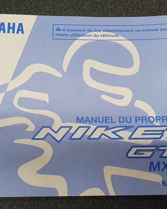 USO E MANUTENZIONE MANUALE YAMAHA PER NIKEN GT 850