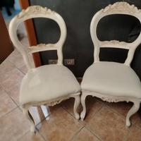 SEDIE SHABBY ANTICATE 