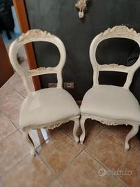 SEDIE SHABBY ANTICATE 