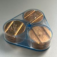 Tubo gettoni telefonici sigillato