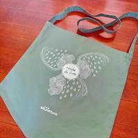Shopping bag tessuto verde acqua NUOVA