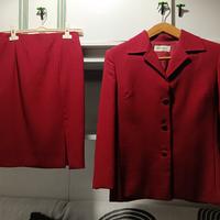 tailleur donna bordeaux 