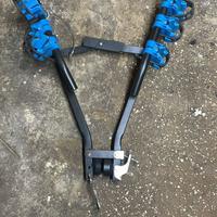 Porta bici con gancio traino