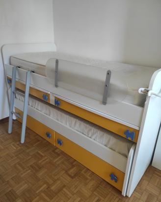 Letto doppio estraibile