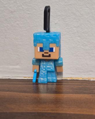 Kinder Joy MINECRAFT STEVE ARMATURA DI DIAMANTE 