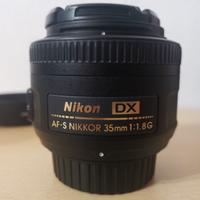 Obiettivo fisso Nikon AF-S 35 mm f/1.8