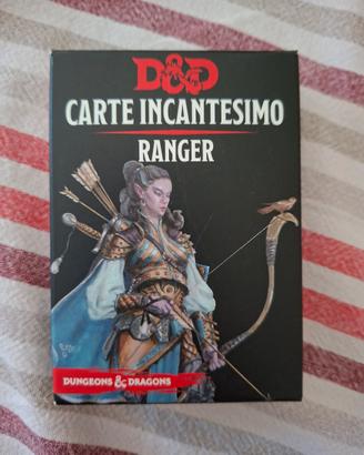 Carte Incantesimo Ranger d&d 5 ed 