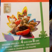 4 Dvd alimentazione cucina vegetariana 