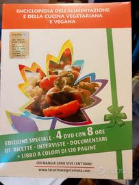 4 Dvd alimentazione cucina vegetariana 