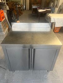 Tavolo Armadiato Acciaio Inox Professionale