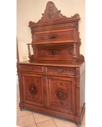 Credenza antica fine Ottocento Neo-Rinascimento