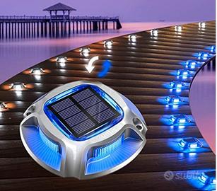 4 PEZZI segna passo  solare per giardino