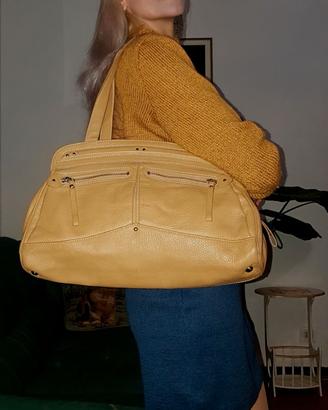 Borsa vera pelle vintage Coccinelle donna  cuoio