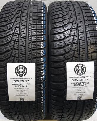 2 GOMME 205 55 17 HANKOOK A61286