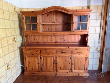 credenza in legno di pino
