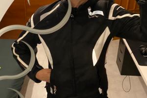 Giubbotto moto con protezione