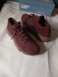 Scarpe sportive da donna, lana e gomma, num 40-41