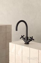BELLOSTA MOVIDA gruppo lavabo Gun metal spazzolato