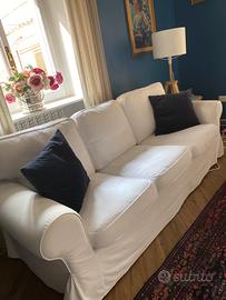 Divano bianco sfoderabile 3 posti