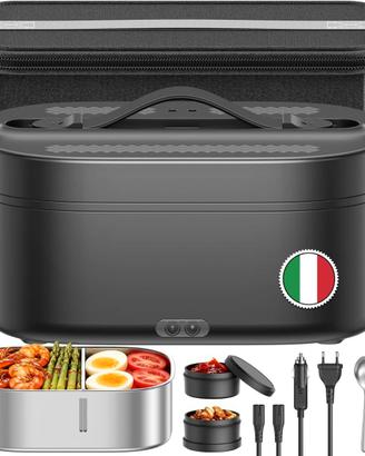 Scaldavivande Elettrico Portatile, 80W Porta Pranz