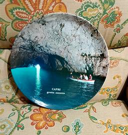 piatto da parete vintage di capri 
