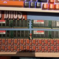 💻 4x RAM V-Data 128MB SDRAM 168pin – Bundle Retrò