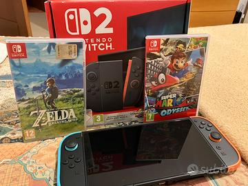 Nintendo Switch 2 pari al nuovo + 2 giochi