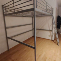 Letto a Soppalco IKEA SVARTA 90x200 Smontato