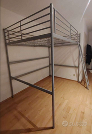 Letto a Soppalco IKEA SVARTA 90x200 Smontato