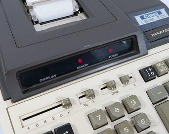 Calcolatrice Canon Canola vintage anni 70