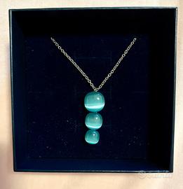 Collana Morellato Gemma arg. 925 e acquamarina