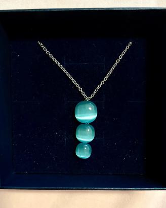 Collana Morellato Gemma arg. 925 e acquamarina