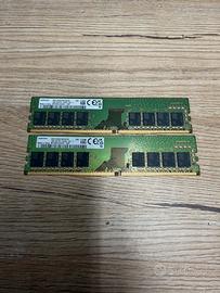 Ram PC4, DDR4 Samsung Kit 32gb 2x16gb 3200AA