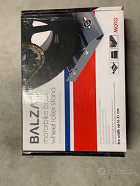 Cavalletto posteriore Balzac con rulli per moto