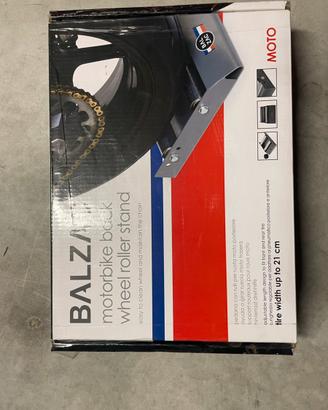 Cavalletto posteriore Balzac con rulli per moto