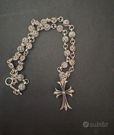 Collana Chrome Hearts con pendente 