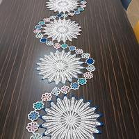 runner da tavolo fatto a mano 