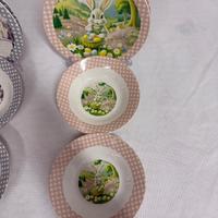 Set 12 piatti in porcellana Linea Pasqua