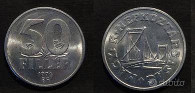 🇭🇺 UNGHERIA 50 Filler 1976 - Fiorino Ungherese