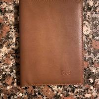 Porta carte di credito portafogli assegni in pelle