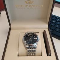 PHILIP WATCH ROMA 41MM AUTO BLACK DIAL BR SS