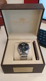 PHILIP WATCH ROMA 41MM AUTO BLACK DIAL BR SS