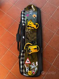 Tavola snowboard e scarponi ELAN, attacchi HEAD