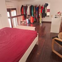 struttura letto e materasso alto a molle insacchet