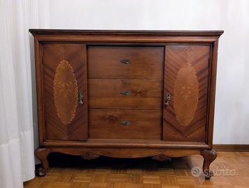 Cassettone/Comò Cappuccino Luigi Filippo XIX Sec.